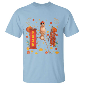 Marcus The Worm Lunar New Year Meme T Shirt Trendy Gag Gift TS12 Light Blue Print Your Wear