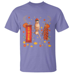 Marcus The Worm Lunar New Year Meme T Shirt Trendy Gag Gift TS12 Violet Print Your Wear