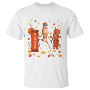 Marcus The Worm Lunar New Year Meme T Shirt Trendy Gag Gift TS12 White Print Your Wear