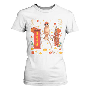 Marcus The Worm Lunar New Year Meme T Shirt For Women Trendy Gag Gift TS12 White Print Your Wear