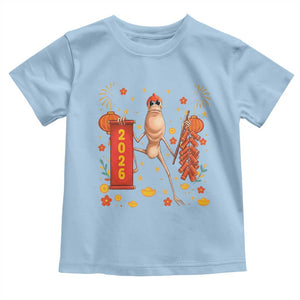 Marcus The Worm Lunar New Year Meme Toddler T Shirt Trendy Gag Gift TS12 Light Blue Print Your Wear