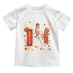 Marcus The Worm Lunar New Year Meme Toddler T Shirt Trendy Gag Gift TS12 White Print Your Wear