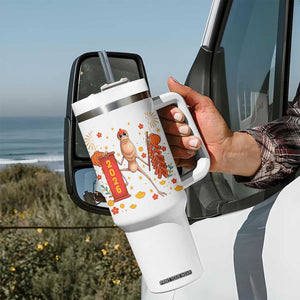 Marcus The Worm Lunar New Year Meme Tumbler With Handle Trendy Gag Gift TS12 Print Your Wear