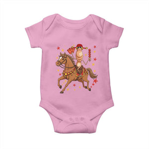 Funny Marcus The Worm Lunar New Year Baby Onesie Viral Meme TS12 Light Pink Print Your Wear