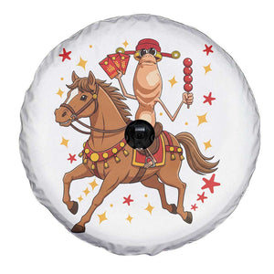 Funny Marcus The Worm Lunar New Year Spare Tire Cover Viral Meme TS12 Print Your Wear