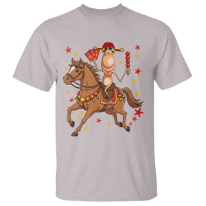 Funny Marcus The Worm Lunar New Year T Shirt Viral Meme TS12 Ice Gray Print Your Wear
