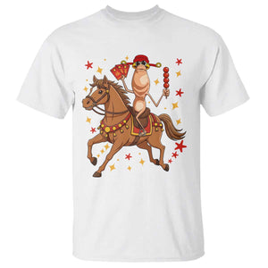 Funny Marcus The Worm Lunar New Year T Shirt Viral Meme TS12 White Print Your Wear