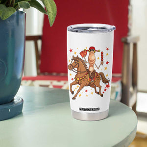 Funny Marcus The Worm Lunar New Year Tumbler Cup Viral Meme TS12 Print Your Wear