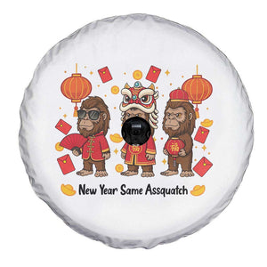 Funny New Year Same Assquatch Spare Tire Cover Bigfoot Lover TS12 Print Your Wear