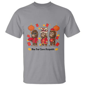 Funny New Year Same Assquatch T Shirt Bigfoot Lover TS12 Sport Gray Print Your Wear