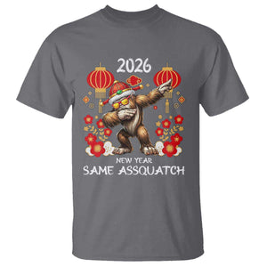 Bigfoot Lunar New Year T Shirt Funny Same Assquatch TS12 Charcoal Print Your Wear