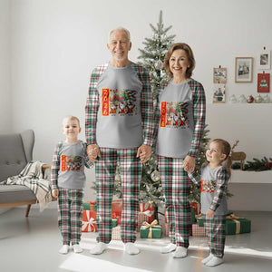 Cute Horse Dragon Dance Plaid Pajama Set Lunar New Year TS12 Christmas Plaid Print Your Wear