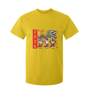 Cute Horse Dragon Dance T Shirt For Kid Lunar New Year TS12 Daisy Print Your Wear