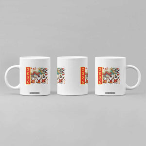 Cute Horse Dragon Dance Coffee Mug Lunar New Year TS12 Print Your Wear