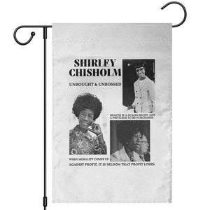 Shirley Chisholm Unbought And Unbossed Garden Flag Vintage Feminist Poster TS12 White Print Your Wear