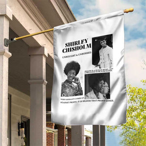 Shirley Chisholm Unbought And Unbossed Garden Flag Vintage Feminist Poster TS12 Print Your Wear