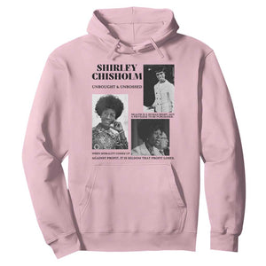 Shirley Chisholm Unbought And Unbossed Hoodie Vintage Feminist Poster TS12 Light Pink Print Your Wear