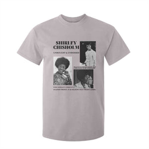 Shirley Chisholm Unbought And Unbossed T Shirt For Kid Vintage Feminist Poster TS12 Ice Gray Print Your Wear
