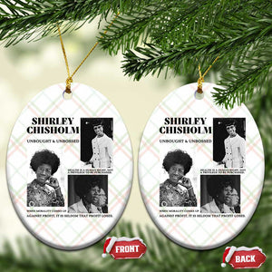 Shirley Chisholm Unbought And Unbossed Ceramic Ornament Vintage Feminist Poster TS12 Print Your Wear
