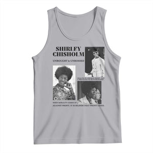 Shirley Chisholm Unbought And Unbossed Tank Top Vintage Feminist Poster TS12 Athletic Heather Print Your Wear