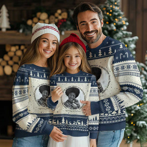 Shirley Chisholm Civil Rights Leader Quote Ugly Christmas Sweater When Morality Meets Profit TS12 Beige Navy Print Your Wear