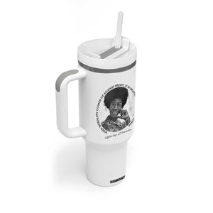 Shirley Chisholm Civil Rights Leader Quote Tumbler With Handle When Morality Meets Profit TS12 Print Your Wear