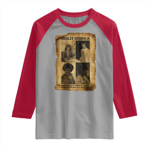 Vintage Shirley Chisholm Raglan Shirt When Morality Meets Profit Quote TS12 Sport Gray Red Print Your Wear