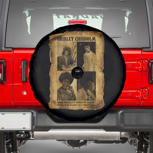 Vintage Shirley Chisholm Spare Tire Cover When Morality Meets Profit Quote TS12 Black Print Your Wear