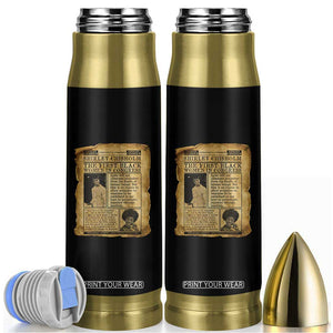 Vintage Newspaper Shirley Chisholm Bullet Tumbler First Black Woman In Congress TS12 Black Print Your Wear