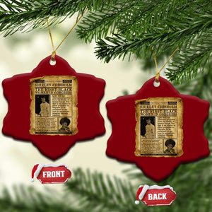 Vintage Newspaper Shirley Chisholm Ceramic Ornament First Black Woman In Congress TS12 Print Your Wear