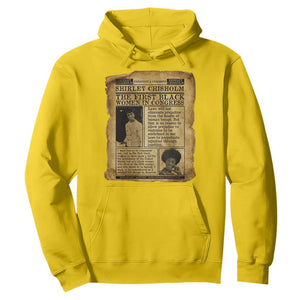 Vintage Newspaper Shirley Chisholm Hoodie First Black Woman In Congress TS12 Daisy Print Your Wear
