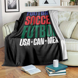 Canada Mexico USA Throw Blanket Football Fan Gift TS12 Print Your Wear