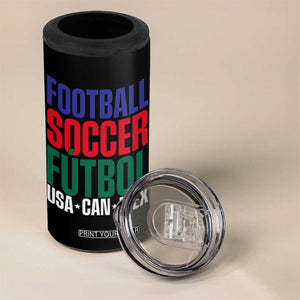 Canada Mexico USA 4 in 1 Can Cooler Tumbler Football Fan Gift TS12 Print Your Wear