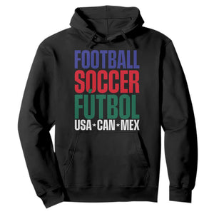 Canada Mexico USA Hoodie Football Fan Gift TS12 Black Print Your Wear