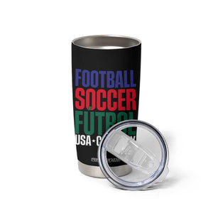 Canada Mexico USA Tumbler Cup Football Fan Gift TS12 Print Your Wear