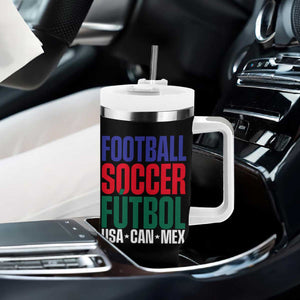 Canada Mexico USA Tumbler With Handle Football Fan Gift TS12 Print Your Wear