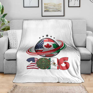 USA Mexico Canada Throw Blanket 2026 Football Fan Gift TS12 Print Your Wear