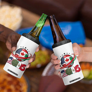 USA Mexico Canada 4 in 1 Can Cooler Tumbler 2026 Football Fan Gift TS12 Print Your Wear