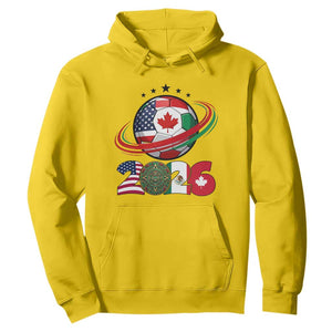 USA Mexico Canada Hoodie 2026 Football Fan Gift TS12 Daisy Print Your Wear