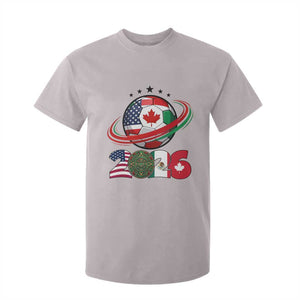 USA Mexico Canada T Shirt For Kid 2026 Football Fan Gift TS12 Ice Gray Print Your Wear
