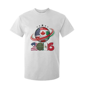 USA Mexico Canada T Shirt For Kid 2026 Football Fan Gift TS12 White Print Your Wear