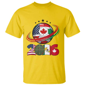 USA Mexico Canada T Shirt 2026 Football Fan Gift TS12 Daisy Print Your Wear