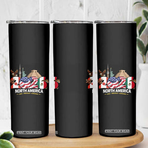 2026 North American Football Supporters Skinny Tumbler TS12 Print Your Wear