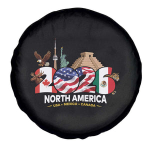 2026 North American Football Supporters Spare Tire Cover TS12 Print Your Wear
