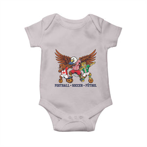 Eagle Jaguar Beaver 2026 Football Baby Onesie Supporters Gift Idea TS12 Ice Gray Print Your Wear