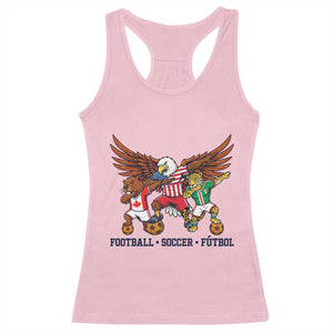 Eagle Jaguar Beaver 2026 Football Racerback Tank Top Supporters Gift Idea TS12 Light Pink Print Your Wear