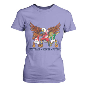 Eagle Jaguar Beaver 2026 Football T Shirt For Women Supporters Gift Idea TS12 Violet Print Your Wear