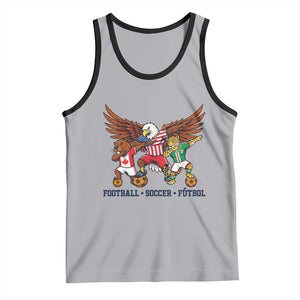Eagle Jaguar Beaver 2026 Football Tank Top Supporters Gift Idea TS12 Athletic Heather Black Print Your Wear