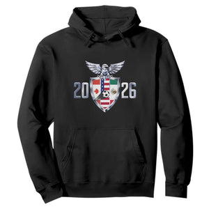 Canada Mexico USA Hoodie International Soccer Lover Gift TS12 Black Print Your Wear