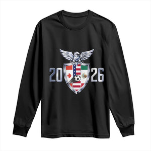 Canada Mexico USA Long Sleeve Shirt International Soccer Lover Gift TS12 Black Print Your Wear